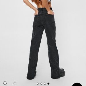 Nasty gal split him jeans
